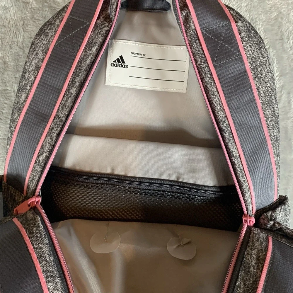 Adidas Squad Backpack Jersey Onix Grey Bliss Pink 16